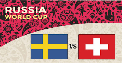 Live Streaming Sweden vs Switzerland Piala Dunia 3.7.2018