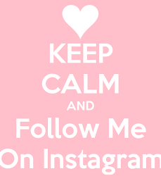 Follow Me on Instragram
