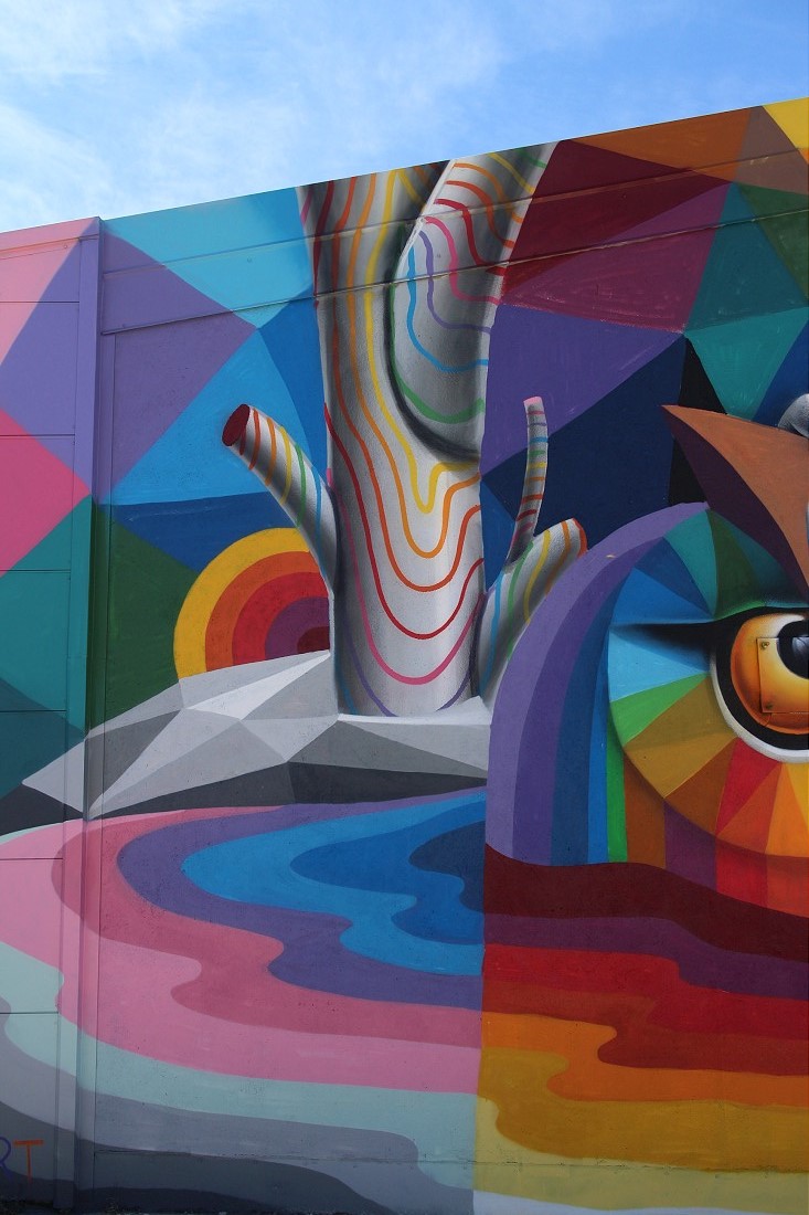Okuda Paints a Great Mural in Swiss Alps For Vision Art Festival ...