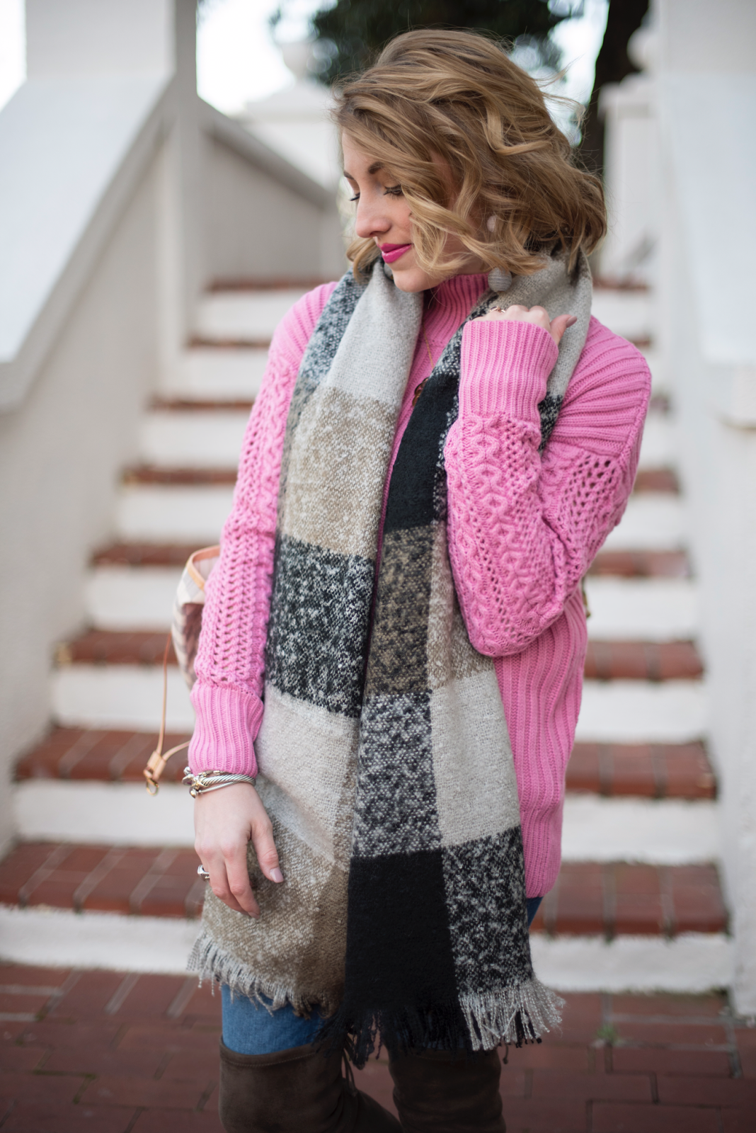 Pink Sweater - Something Delightful Blog