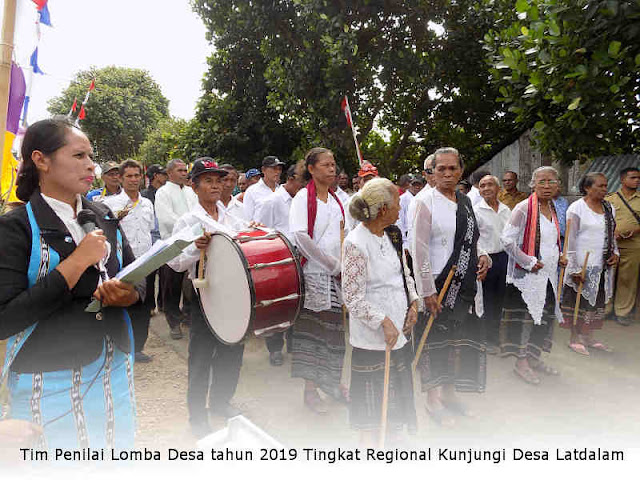Tim Penilai Lomba Desa tahun 2019 Tingkat Regional Kunjungi Desa Latdalam Tim Penilai Lomba Desa tahun 2019 Tingkat Regional Kunjungi Desa Latdalam