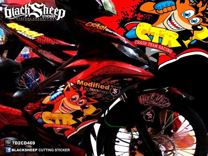 jupiter mx cutting sticker BlackSheep sticker