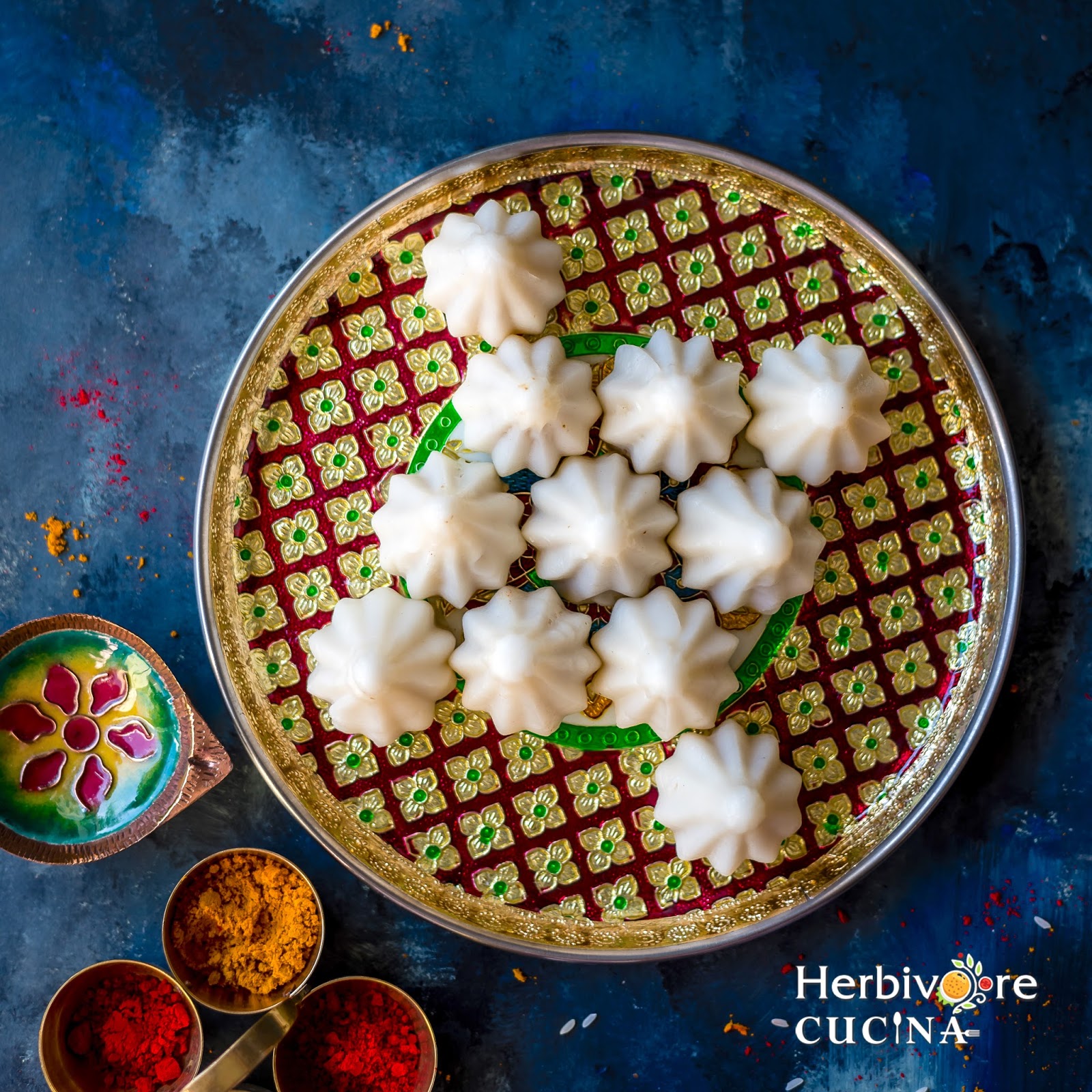 Herbivore Cucina Ukadiche Modak Steamed Rice Flour Dumplings