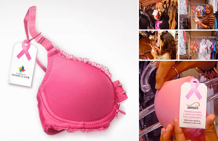 40 Of The Most Powerful Social Issue Ads That’ll Make You Stop And Think - Breast Cancer Awareness Bra