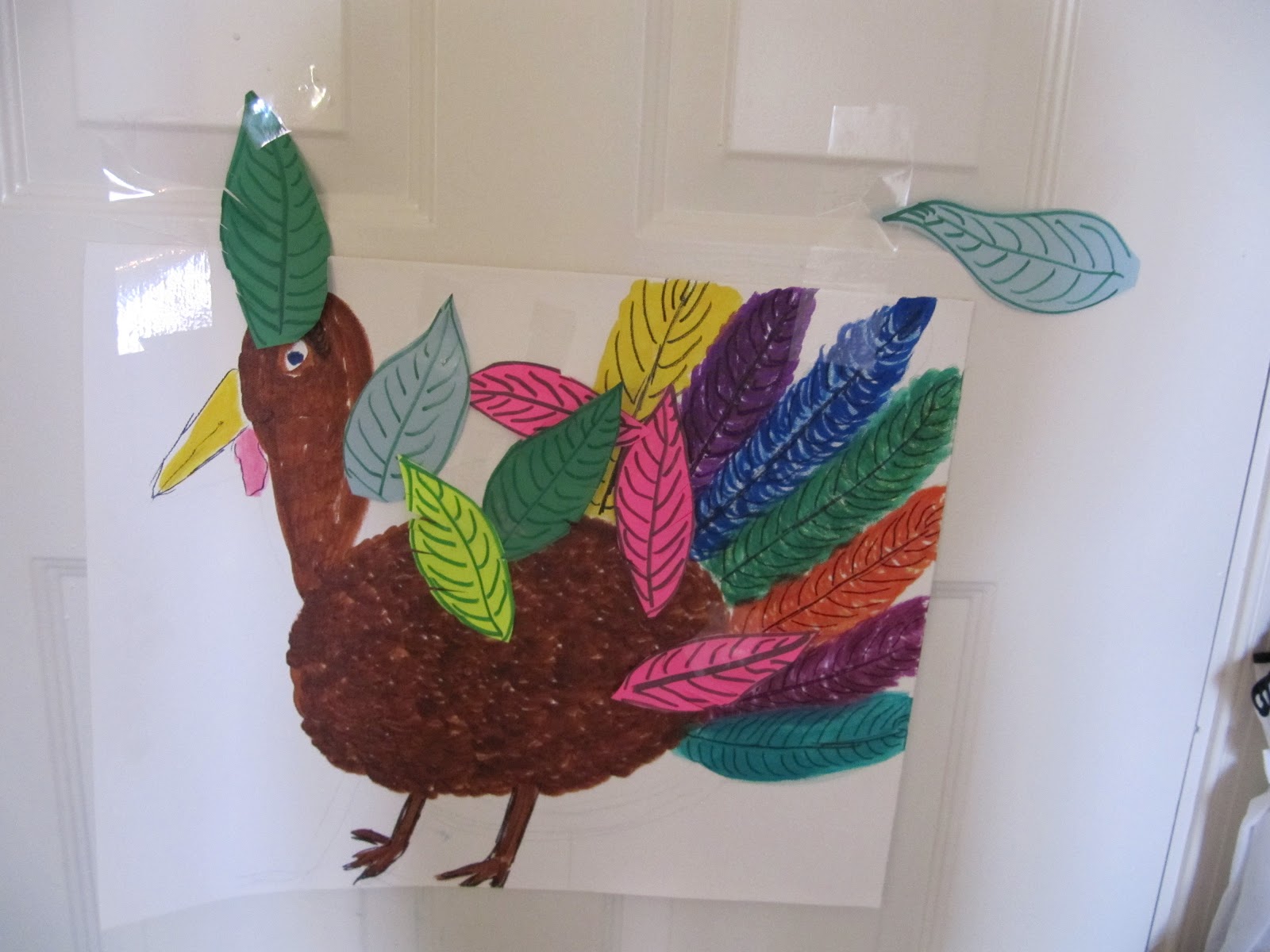 creating with children: Pin the Feather on the Turkey