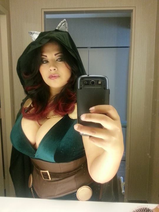 Hermosas modelos geek 26 Ivy Doomkitty cosplay geek-selfie.