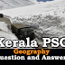 Kerala PSC Geography Question and Answers - 26