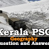 Kerala PSC Geography Question and Answers - 26