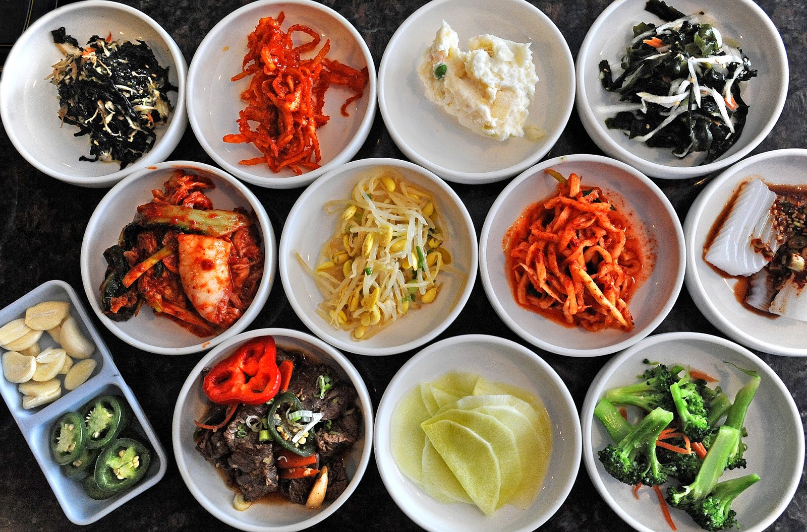 Resultado de imagen de banchan coreano