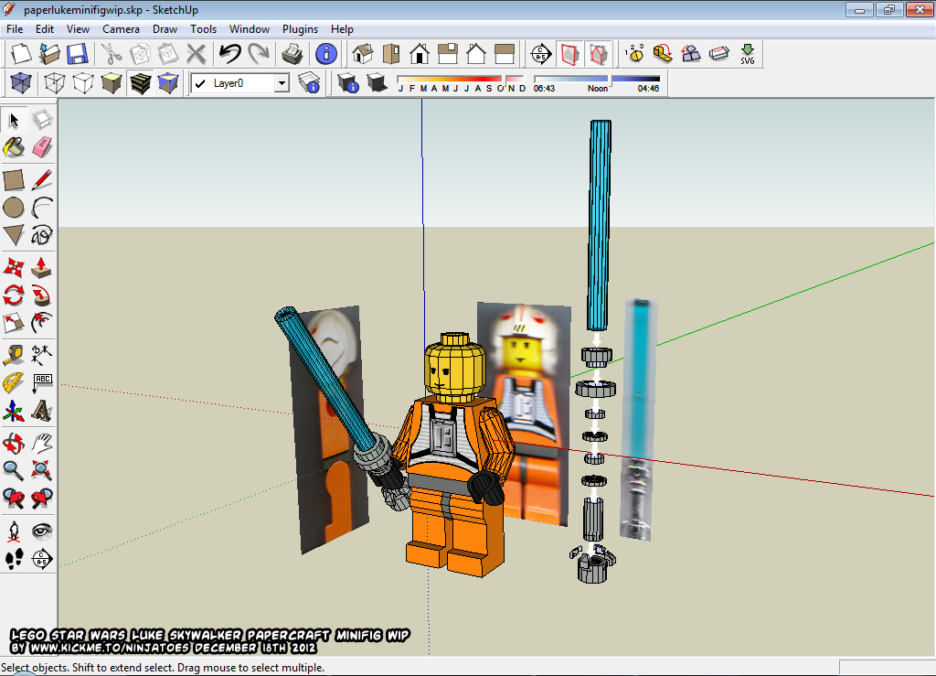 Star Wars Lightsaber Pepakura Files Star Star Wars Lightsaber Pepakura Files Star