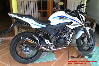 KNALPOT AKRAPOVIC knalpot akrapovic new cb150 , knalpot new cb150 , knalpot honda new cb150