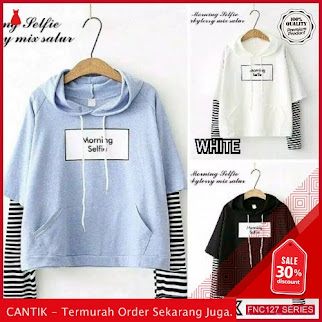 FNC127S48 Sweater Jaket Hodie Morning Wanita Selfie Babyterry Serba 40 Ribuan
