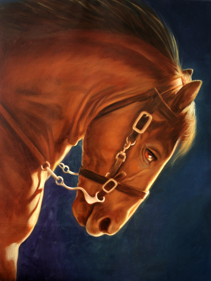 Horses paintings Horse head painting