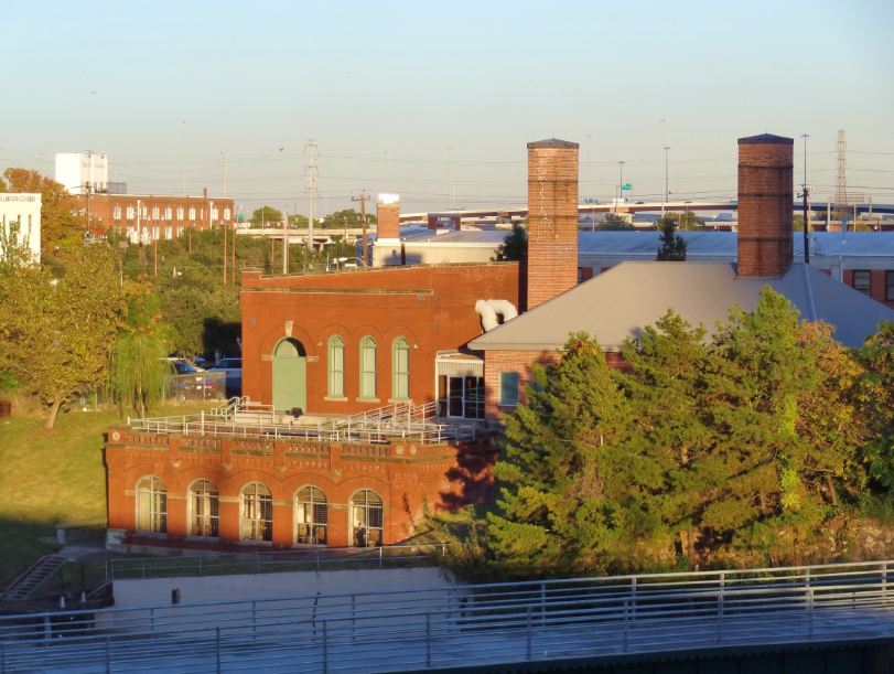 Houston in Pics Willow Street Pump Station Downtown near confluence of White Oak and Buffalo Bayou