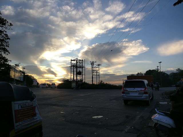 Chandani Chowk the scenic view of sunrise at chandani chowk