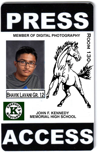 press badge template