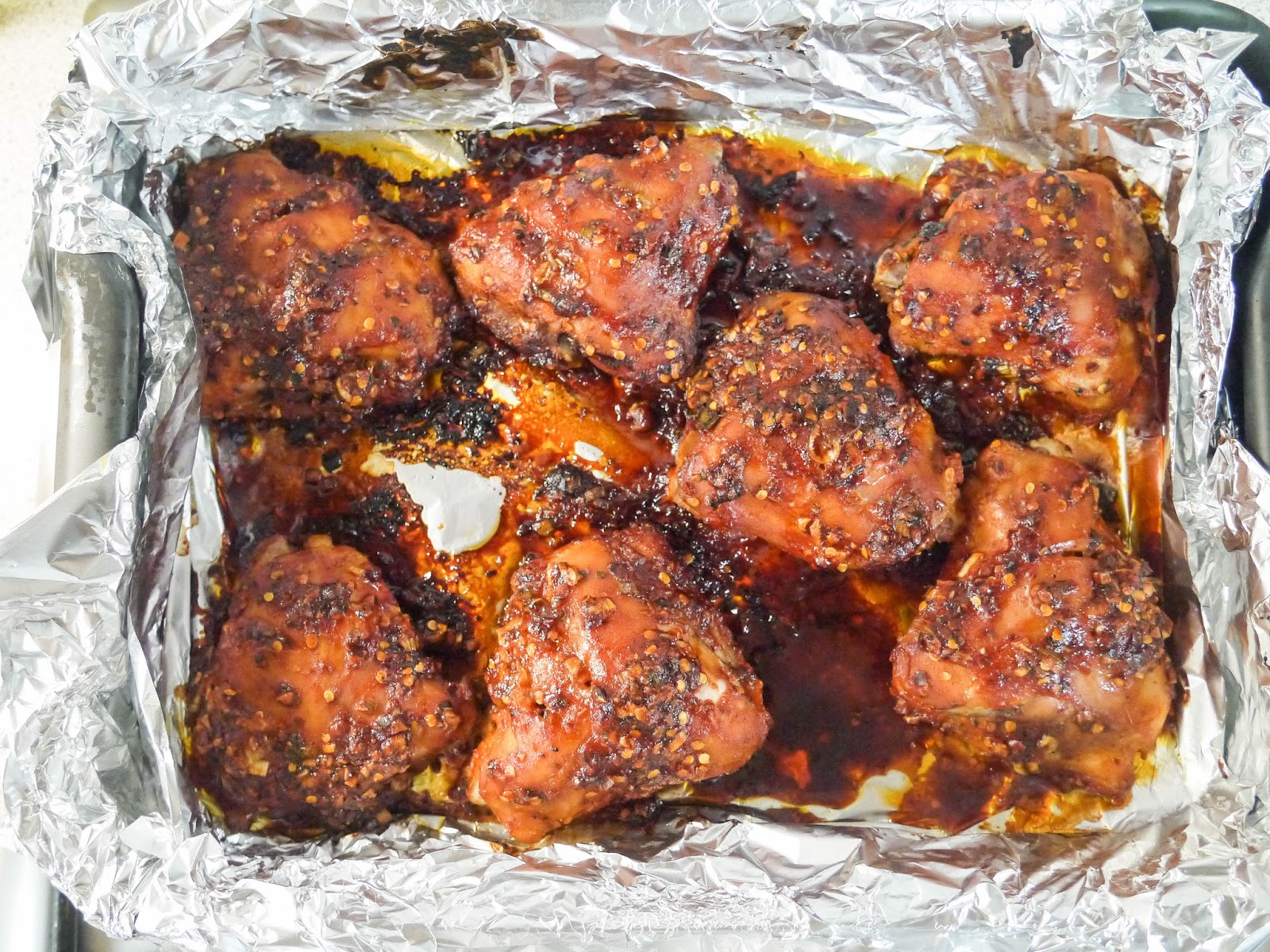 This Muslim Girl Bakes Spicy Korean Roasted Chicken.