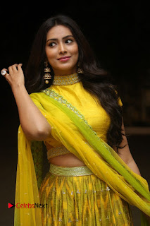 Actress Pallavi Subhash Stills in Yellow Dress at Naruda Donaruda Audio Launch  0125