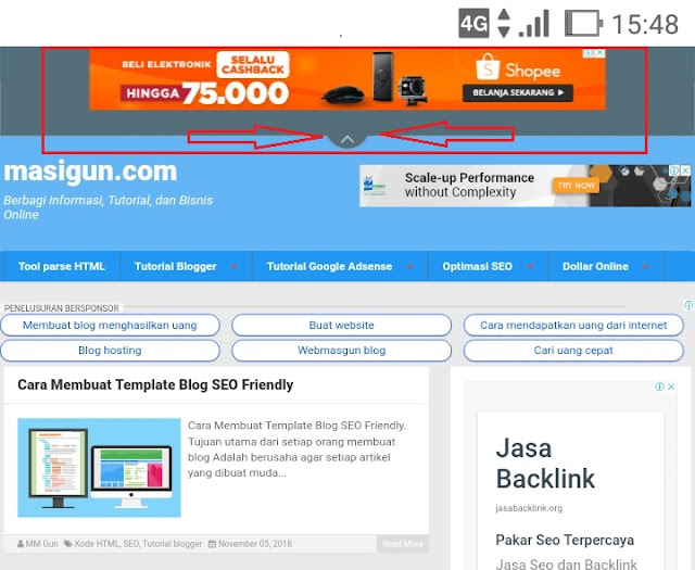 posisi iklan adsense yang baik dan benar posisi iklan untuk meningkatkan jumlah klik
