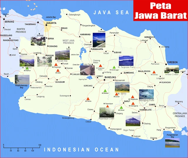 image: West Java map