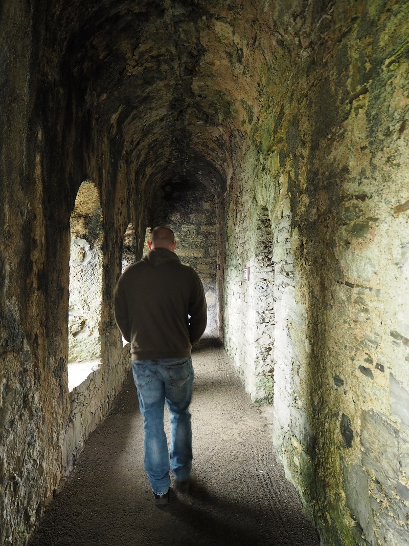 wandering corridors inside Scalloway castle