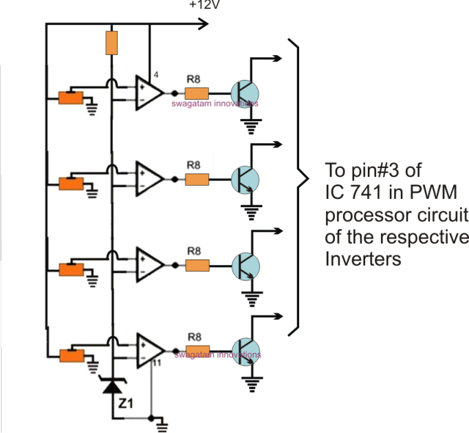 Synchronized 4kva Stackable Inverter Circuit Part 3