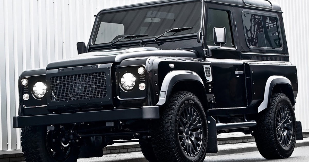 Black Land Rover Defender Wallpaper