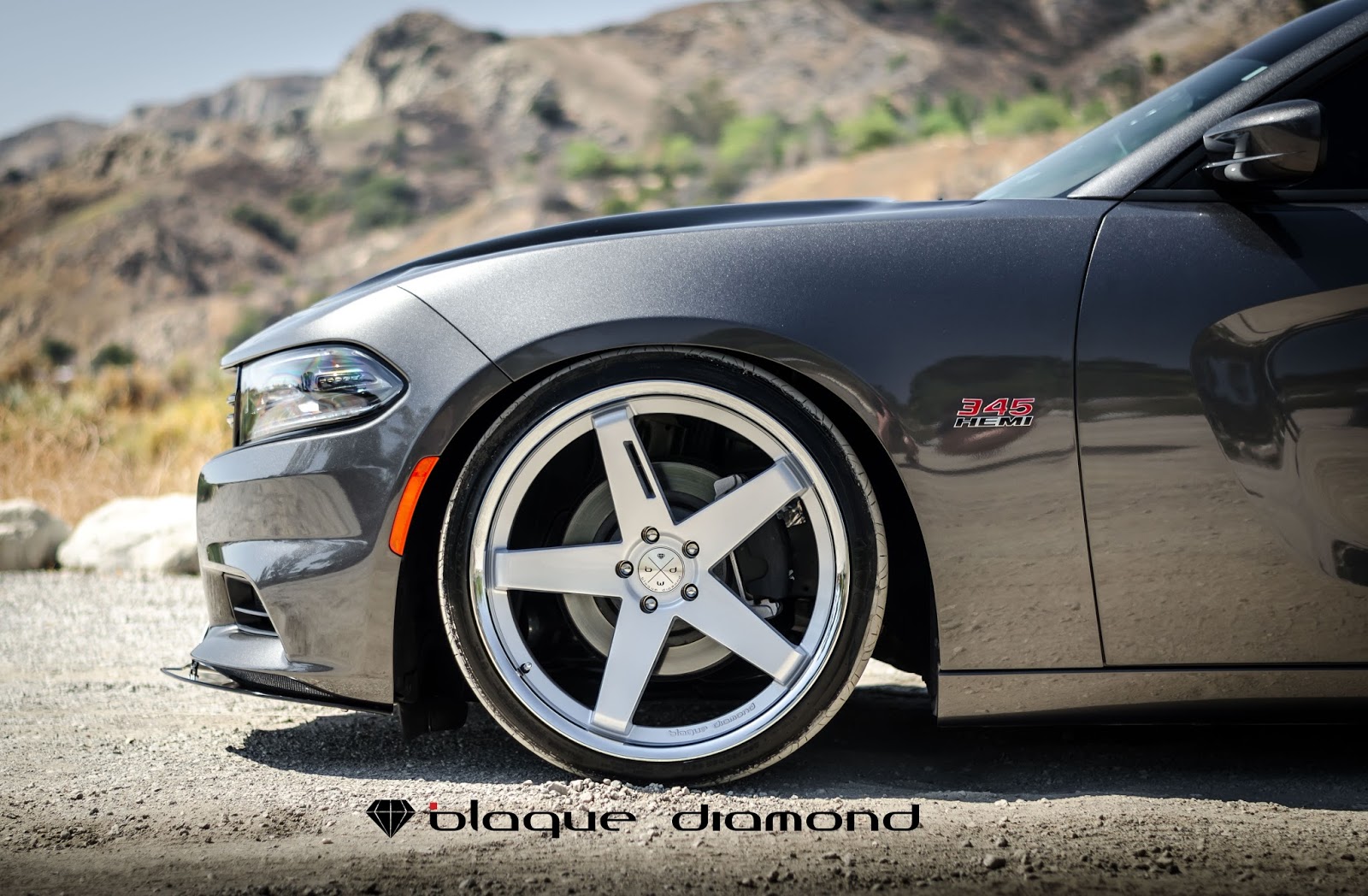 2016 Dodge Charger Fitted With 22 Inch BD-21’s in Silver w/ Chrome SS Lip