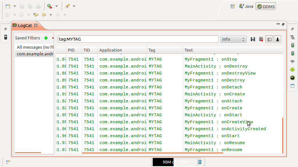 android studio fragment activity cycle