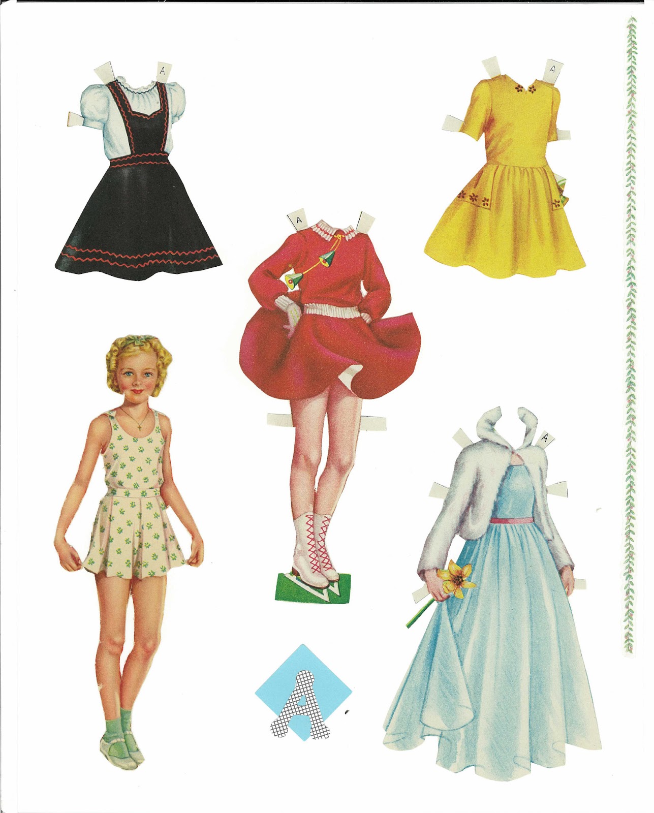 Miss Missy Paper Dolls Sweetheart Paper Dolls Cut