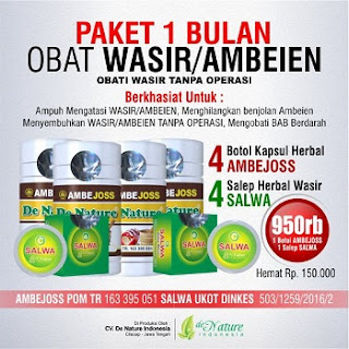 obat wasir de nature paket 4