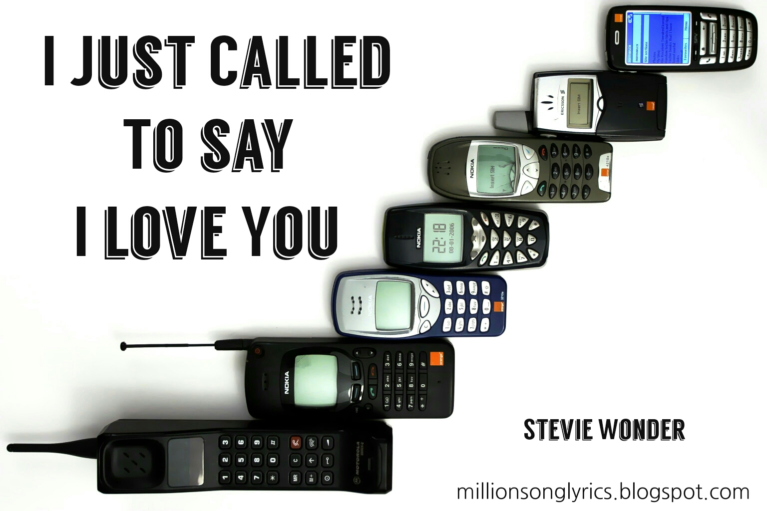 I just called to say i love you