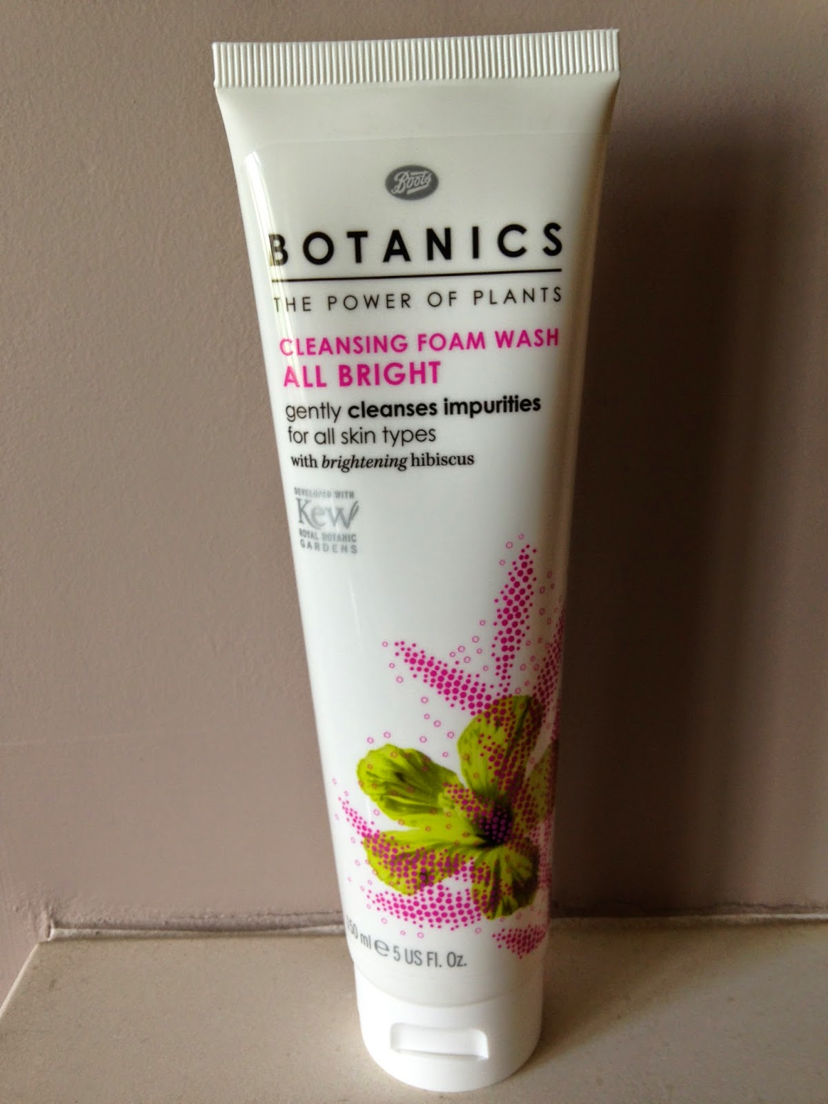 balance me beautiful Boots Botanics All Bright Foam Wash and Day Cream