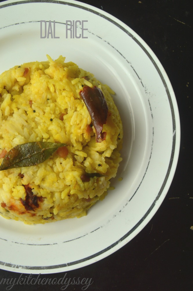 Dal Rice Arisi Paruppu Sadam Moong Dal Rice In Pressure Cooker
