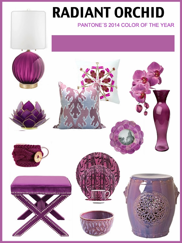 radiant orchid, pantone color, design