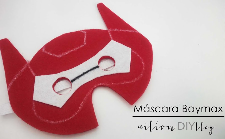 baymax mascara DIY mask