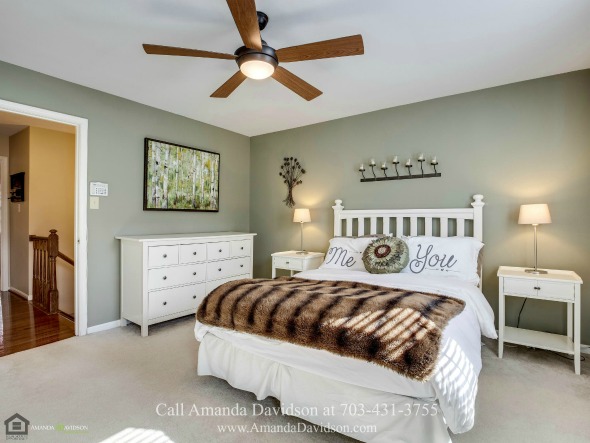 Townhouses for Sale in Alexandria VA - After a long day of work, what could be better than to relax in the luxurious master suite of this townhouse for sale in Alexandria VA. 