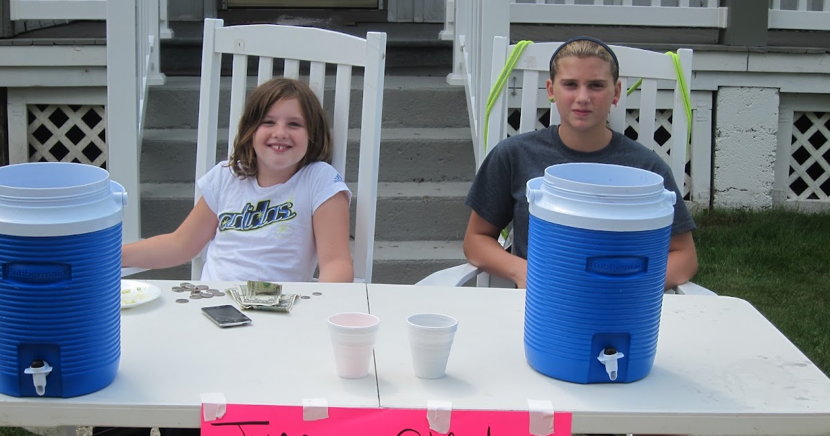 The Hayes Blog Katie And Sams Lemonade Stand