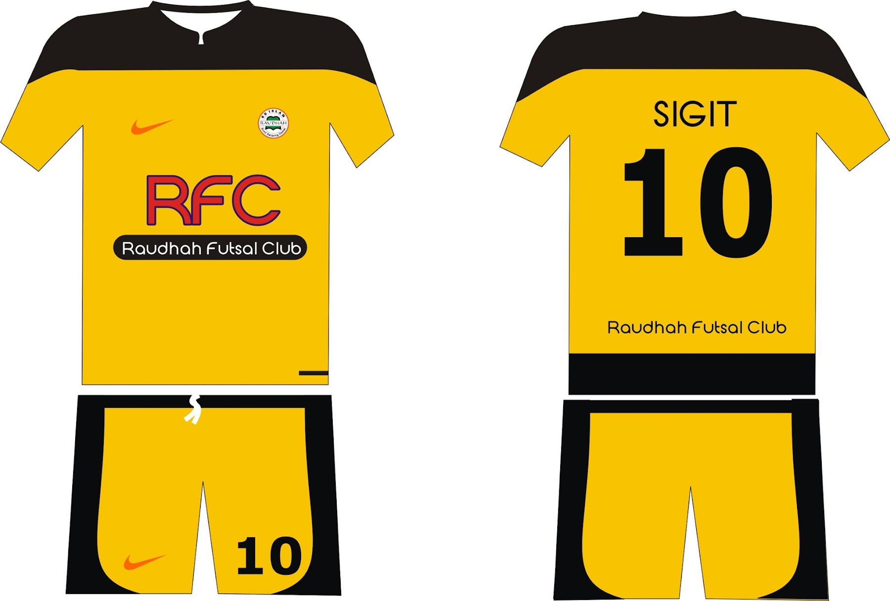 futsal jersey numbers