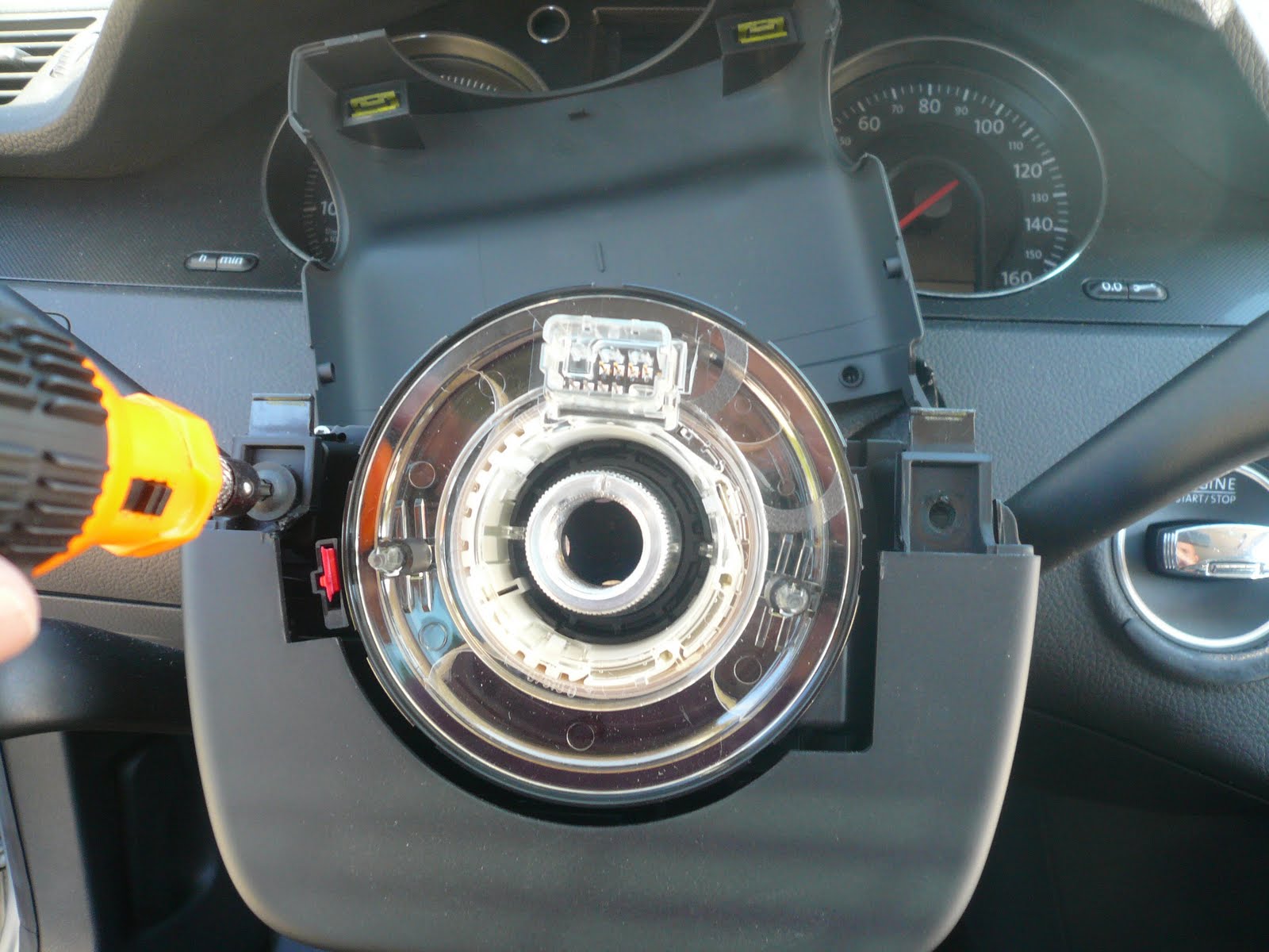 vw passat clock spring