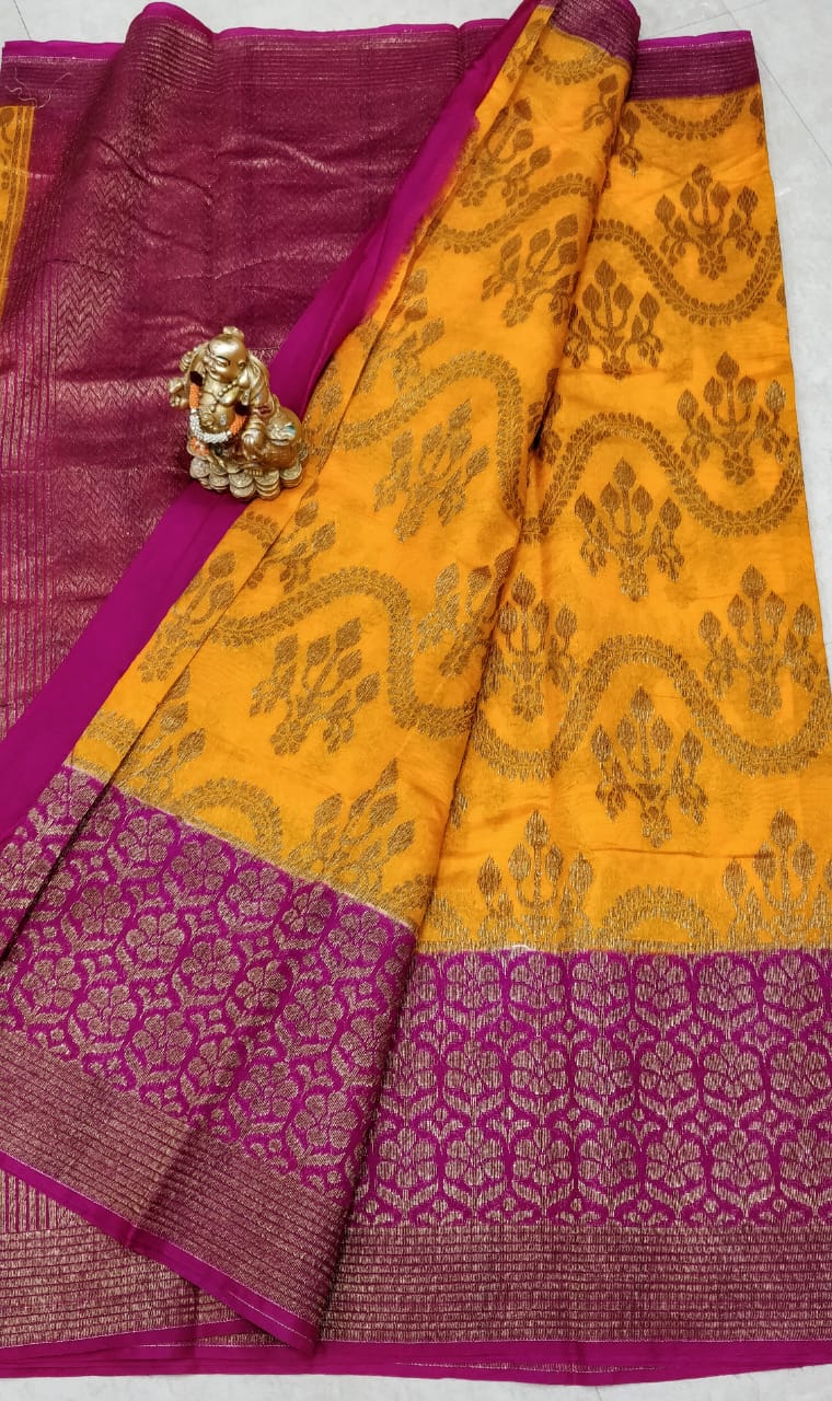 Banarasi Handloom Dupion Silk Sarees