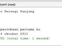 Script Menghitung Luas Lingkaran di Java