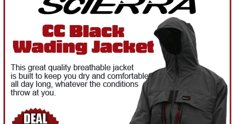 Scierra CC Black Wading Jacket - Built To Keep You Dry