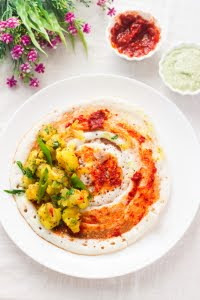 How to make Mysore Masala Dosa recipe at www.oneteaspoonoflife.com