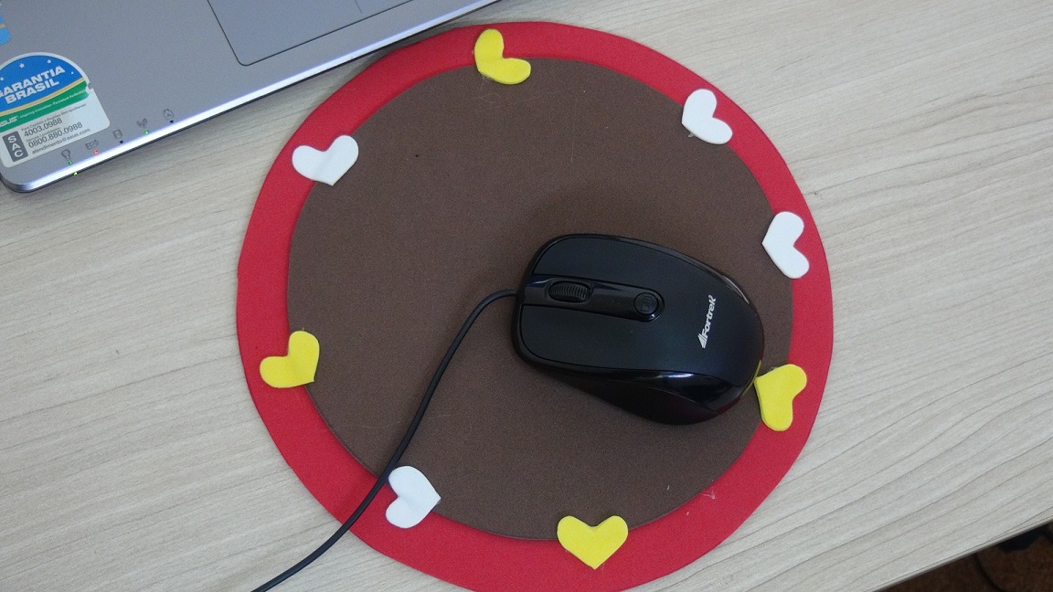 Montanha Azul MOUSE PAD DE EVA + AGRADECIMENTOS