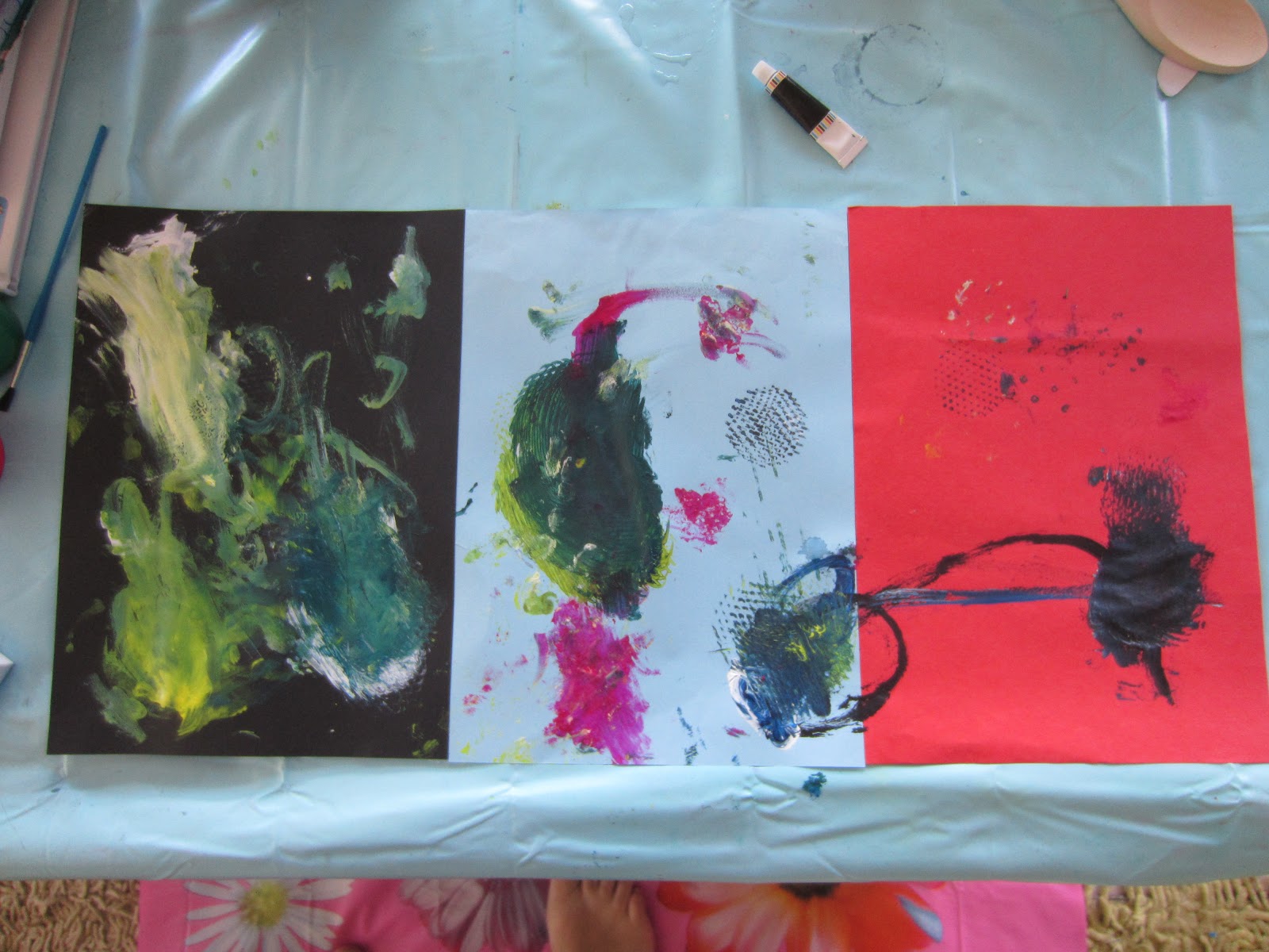 Learn with Play at Home 3 Panel Painting