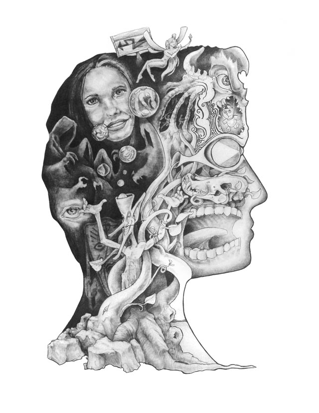 The Creative Think Machine: an old Self Portrait