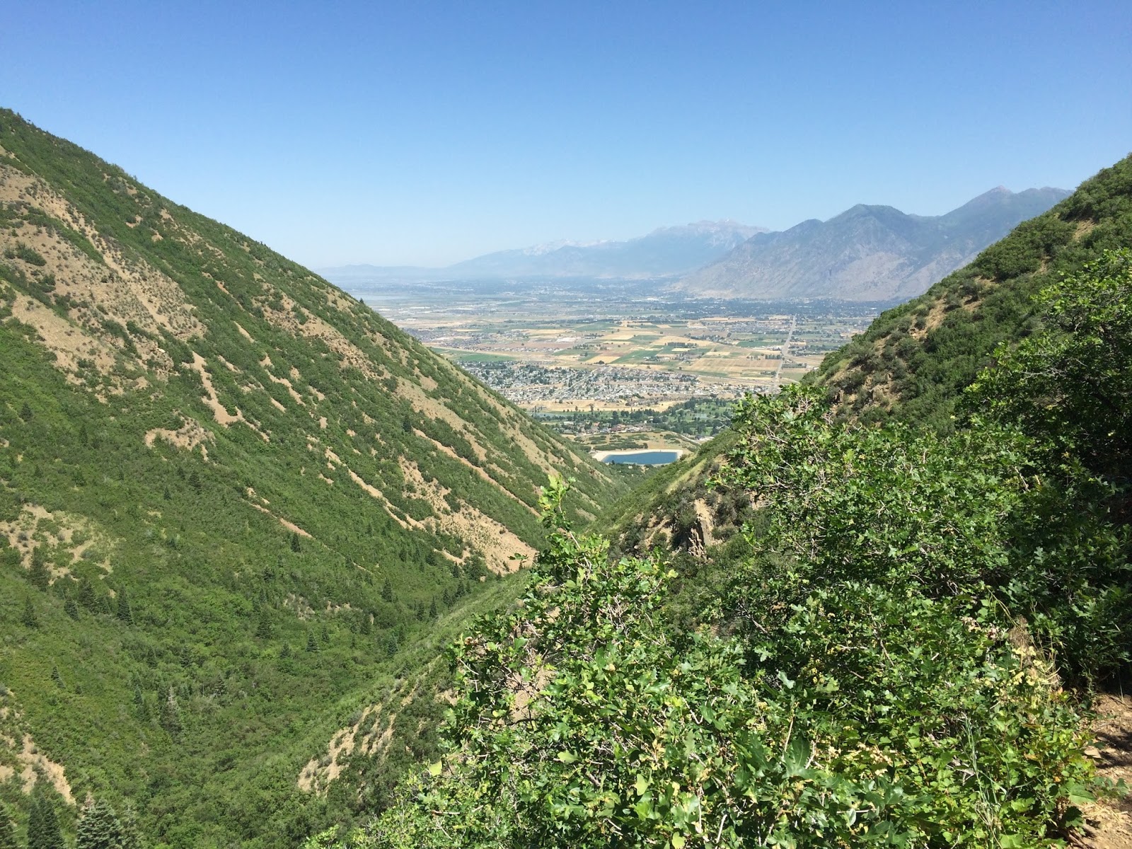 Hidden Oak Trail Above Spanish Fork Reservoir