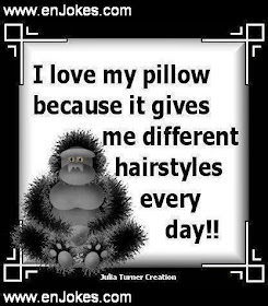  I love my pillow because it gives me different hairstyles everyday!