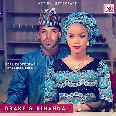 1f Check out these cute photos of American celebs in African outfits